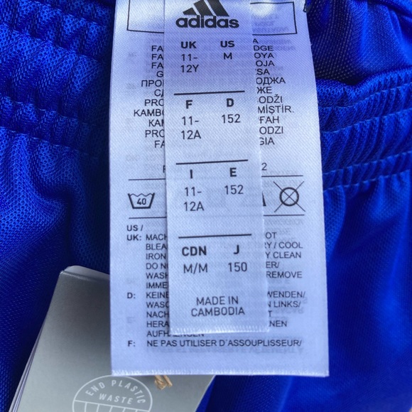 2 pairs of Boys Medium Adidas Athletic shorts 🔴🔵 - Picture 11 of 11